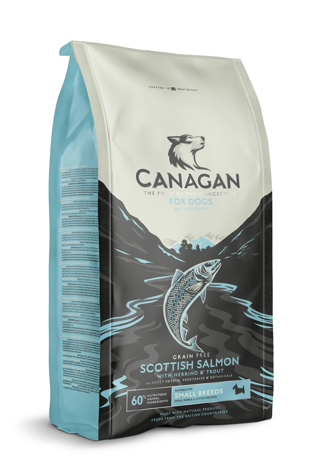 Scottish Salmon Dry Dog Food - Small Breed 2kg