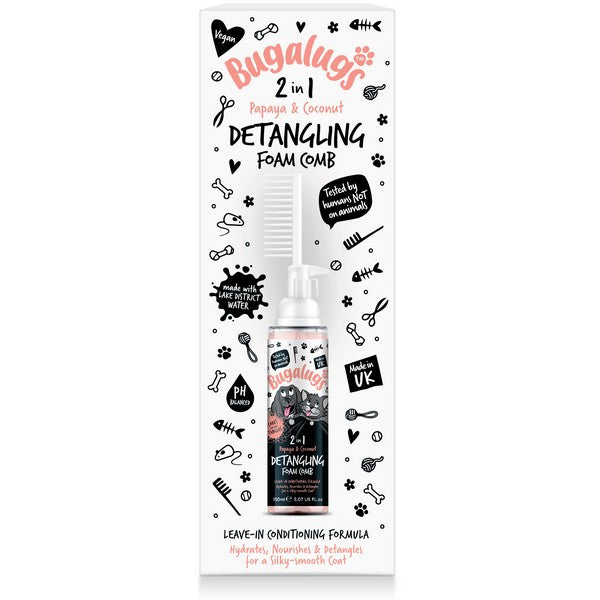 Bugalugs 2-in-1 Detangling Foam