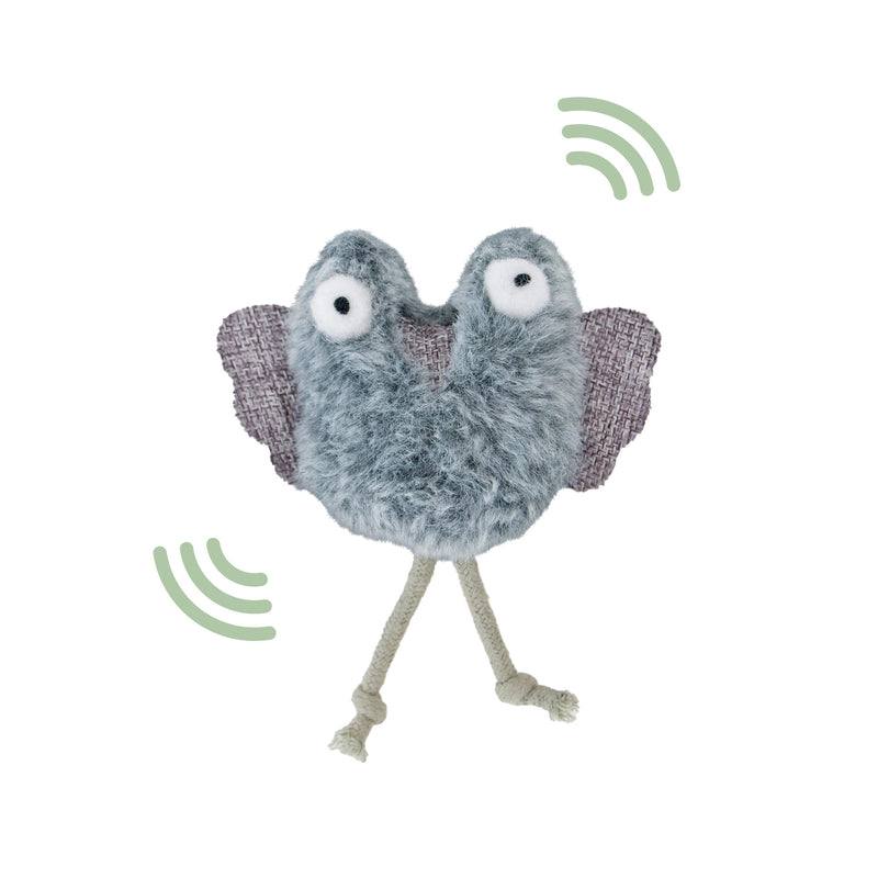 Ancol chirping owl cat toy