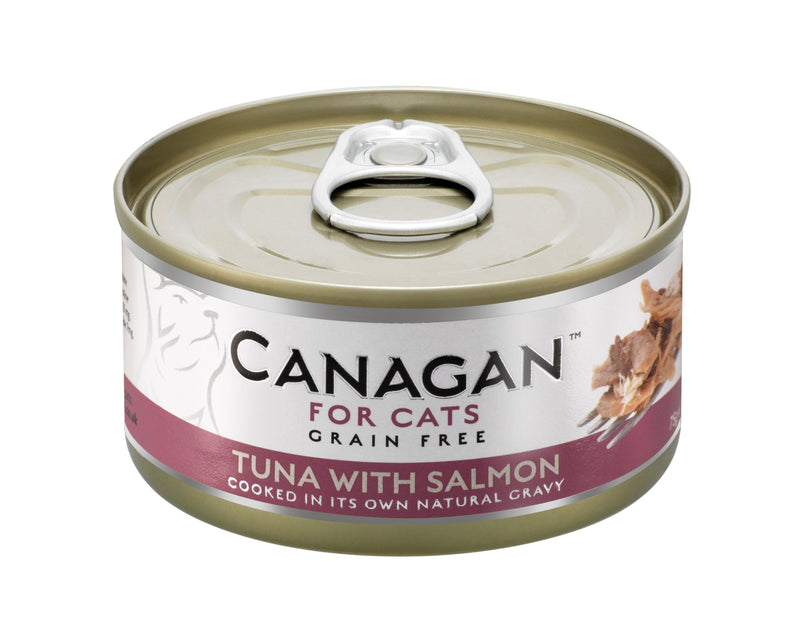 Canagan Grain Free Wet Cat Food – Tuna with Salmon (75g Tin)