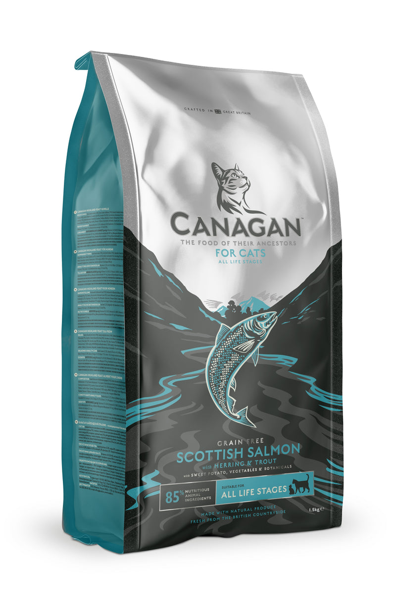 Scottish Salmon Dry Cat Food (Herring & Trout) 2kg