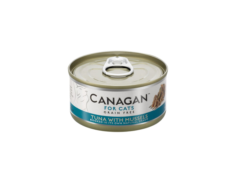 Canagan Grain Free Wet Cat Food – Tuna with Mussels (75g Tin)