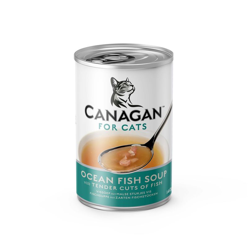 Canagan Cat Soup – Ocean Fish Soup with Tender Cuts of Fish (140g)