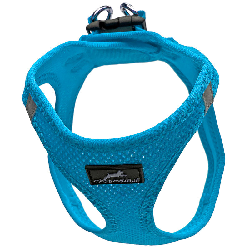 Miro & Makauri step-in vest harness in turquoise